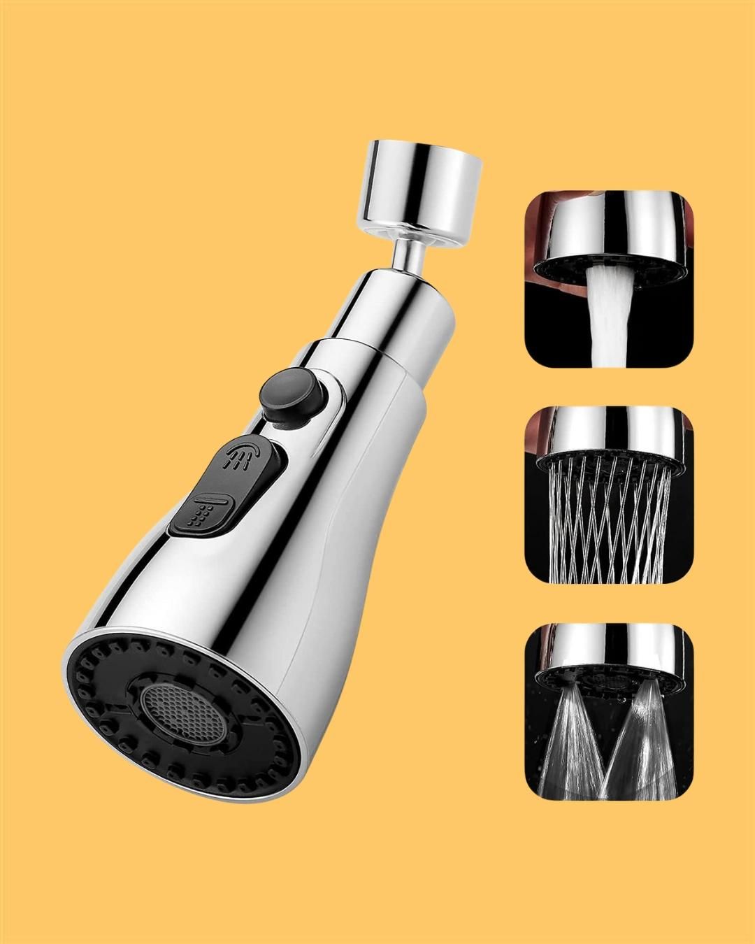 sink clean with 3 Modes Kitchen Sink Faucet